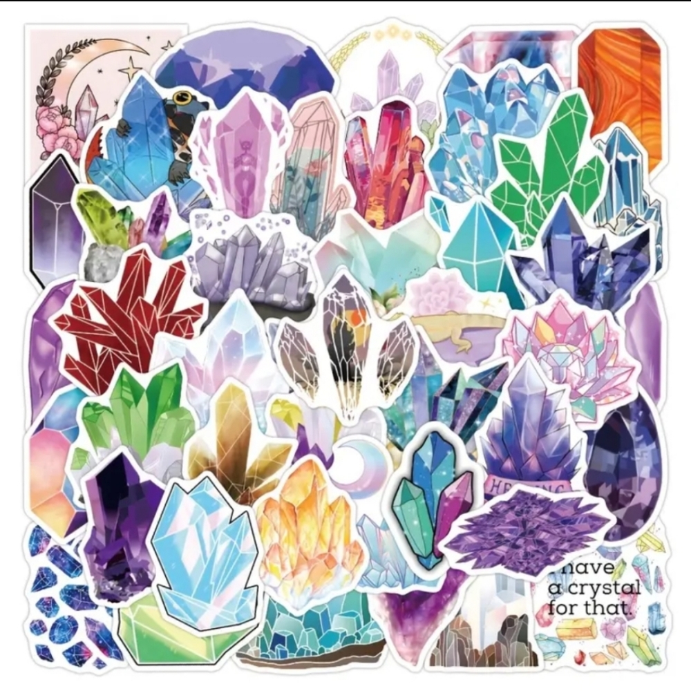 50 Stickers | No Repeats | Durable | Waterproof | Reusable | Brand New